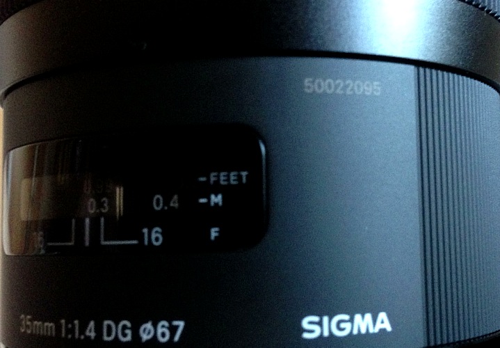 sigma lens serial number info